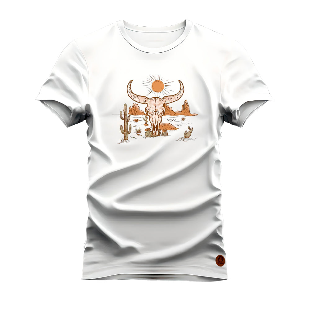 CAMISETA CABEÇA CHIFRE