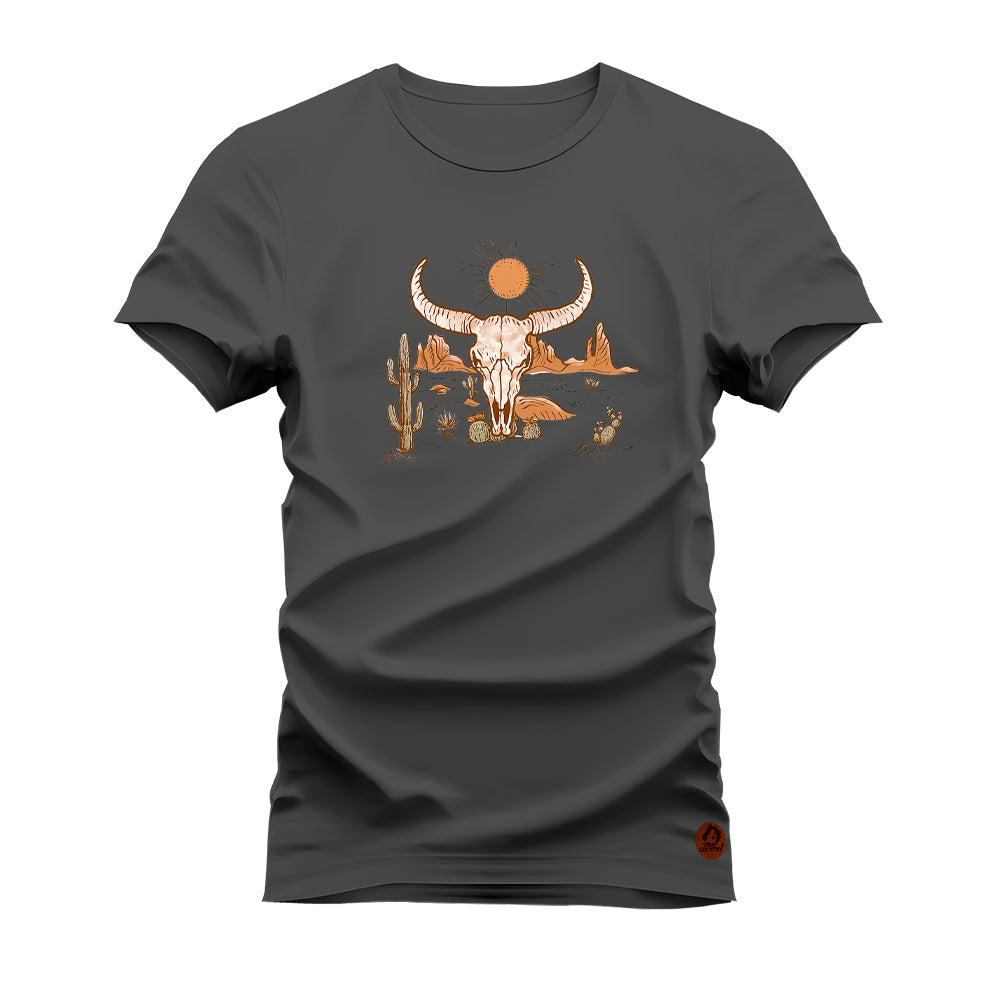 CAMISETA CABEÇA CHIFRE