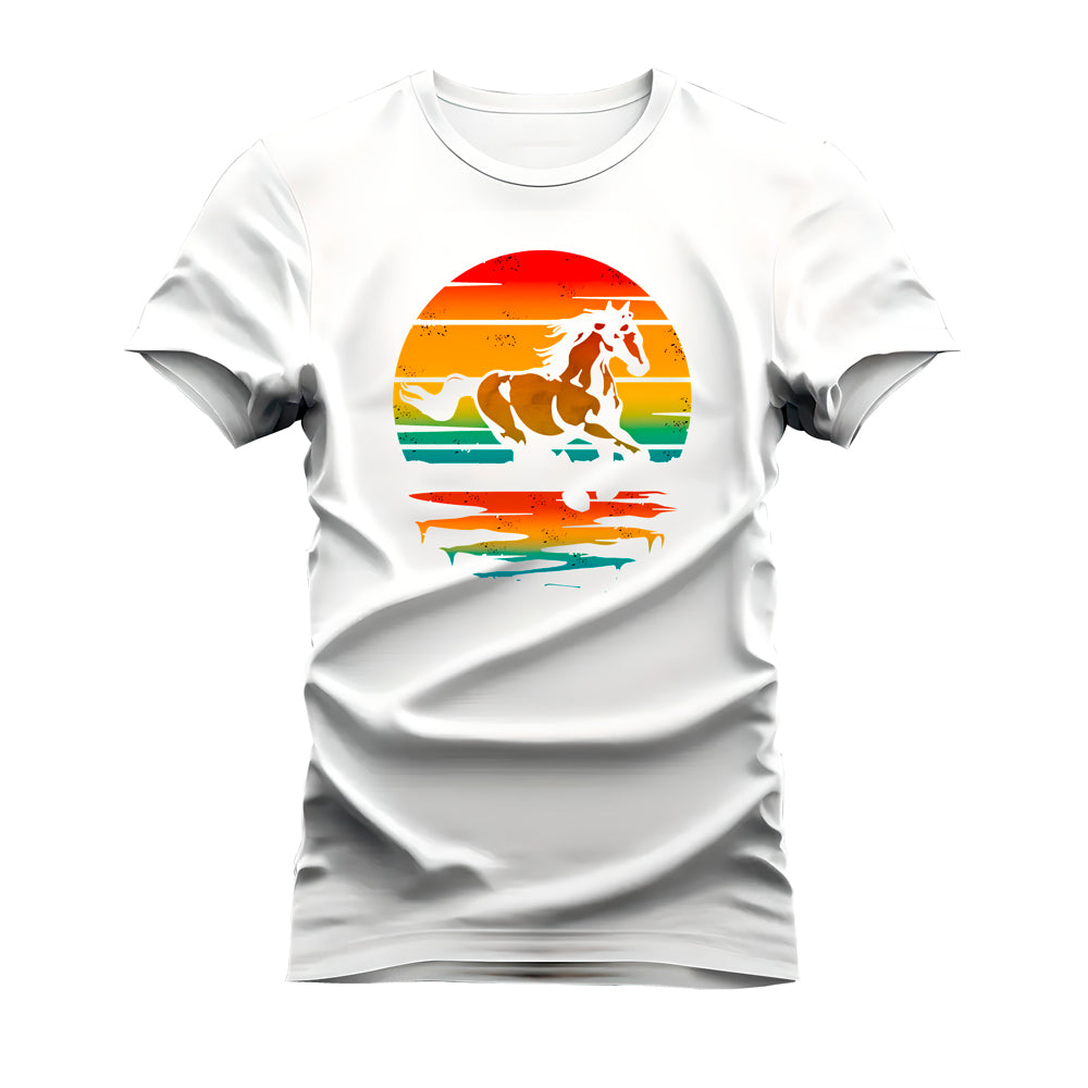 CAMISETA CAVALO AQUARELA