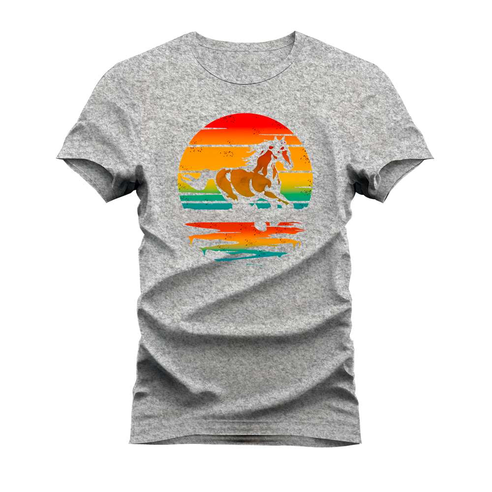 CAMISETA CAVALO AQUARELA