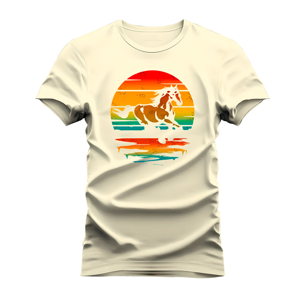 CAMISETA CAVALO AQUARELA