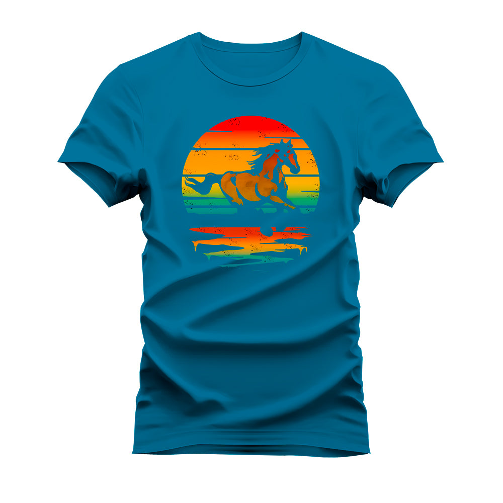 CAMISETA CAVALO AQUARELA