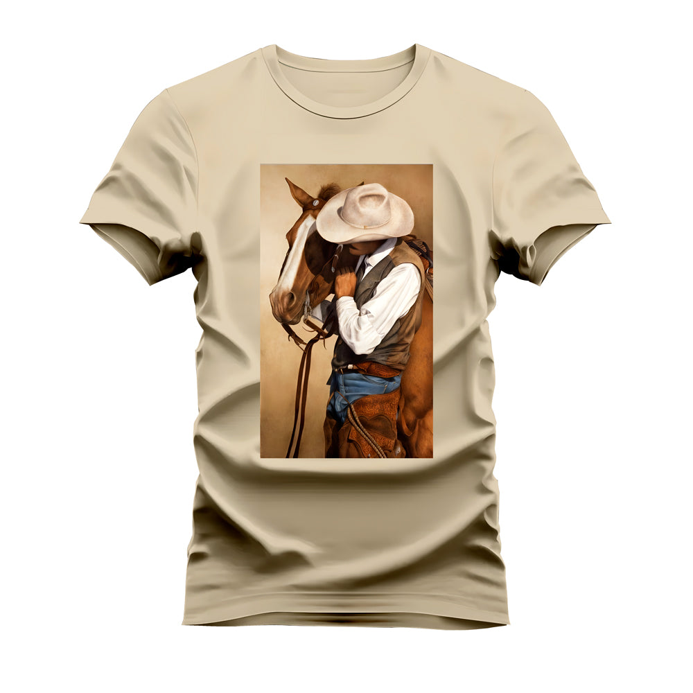 CAMISETA CAVALO E HOMEM