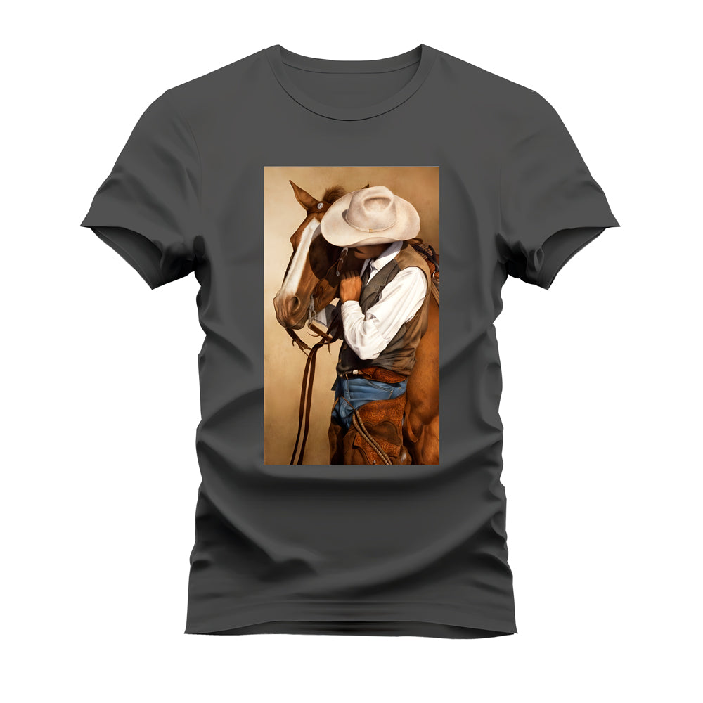CAMISETA CAVALO E HOMEM