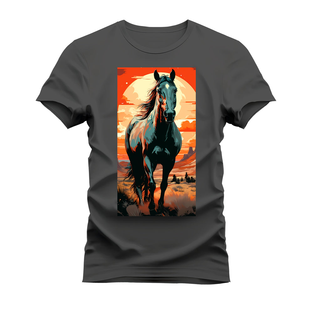 CAMISETA CAVALO PAISAGEM