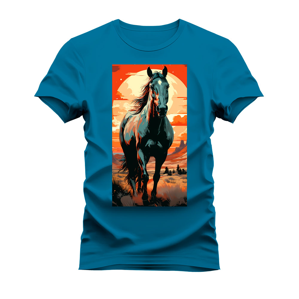 CAMISETA CAVALO PAISAGEM