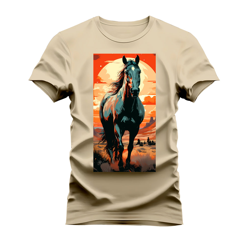 CAMISETA CAVALO PAISAGEM