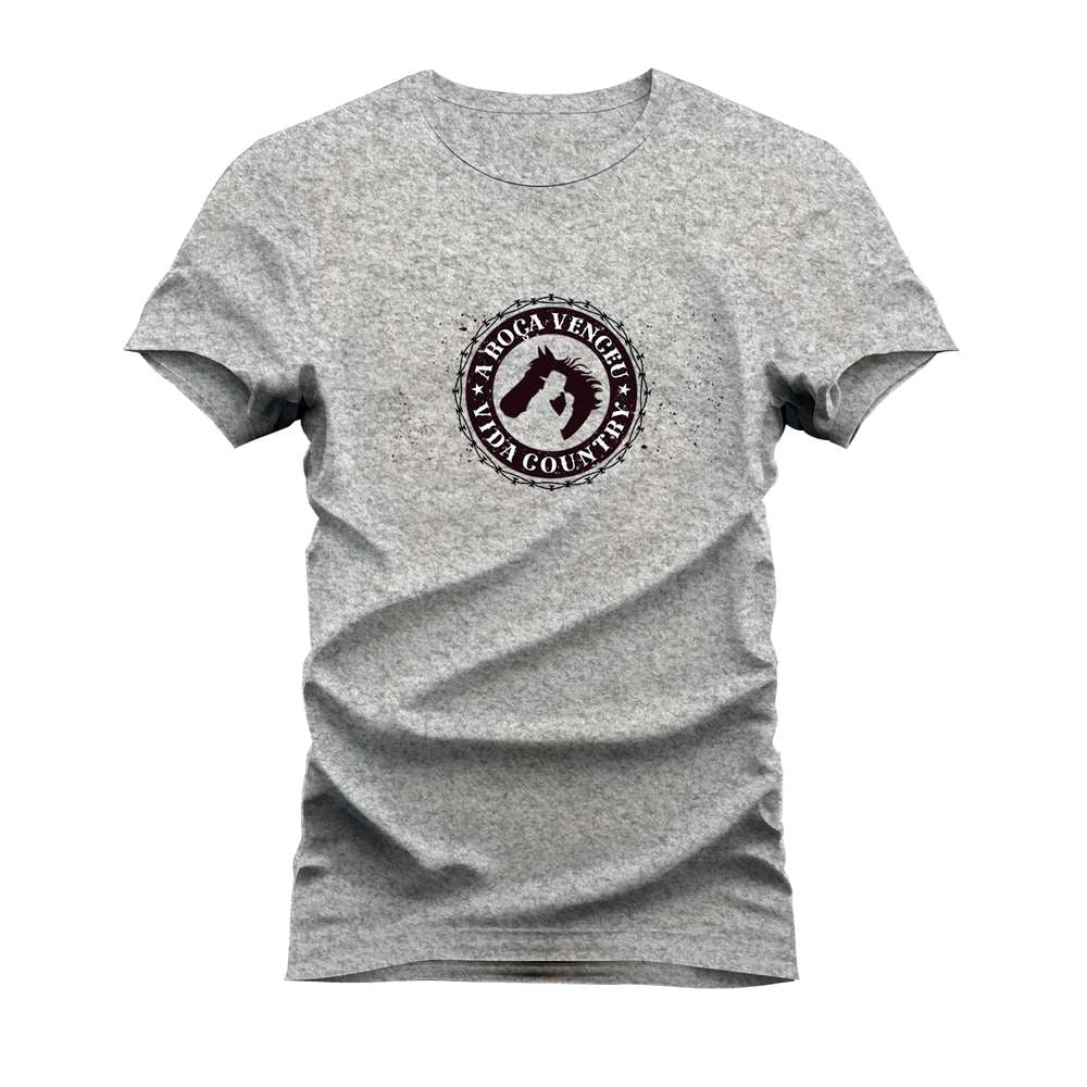 CAMISETA PLUS SIZE A ROÇA VENCEU