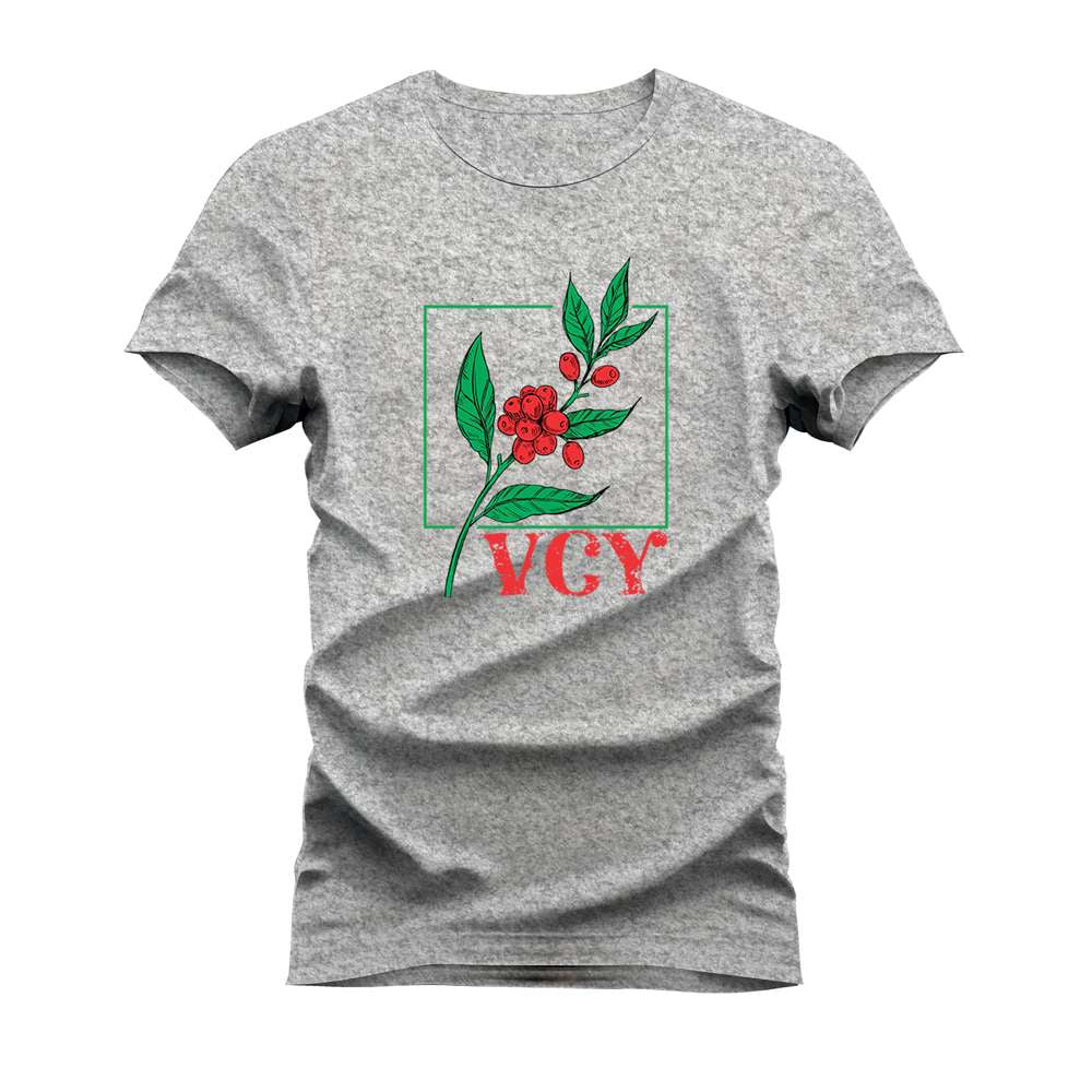 CAMISETA PLUS SIZE CAFÉ V C Y