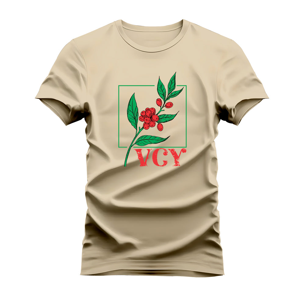 CAMISETA PLUS SIZE CAFÉ V C Y