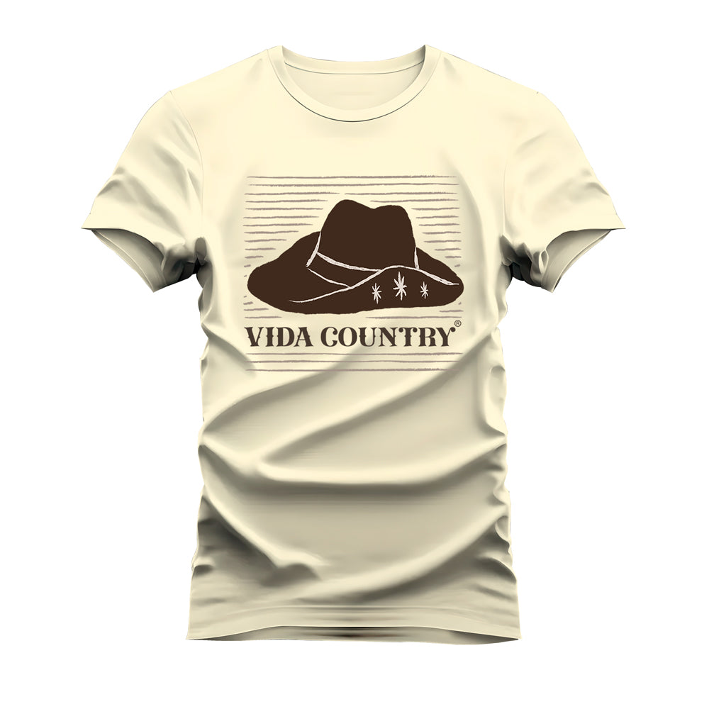 CAMISETA PLUS SIZE COUNTRY CHAPÉU