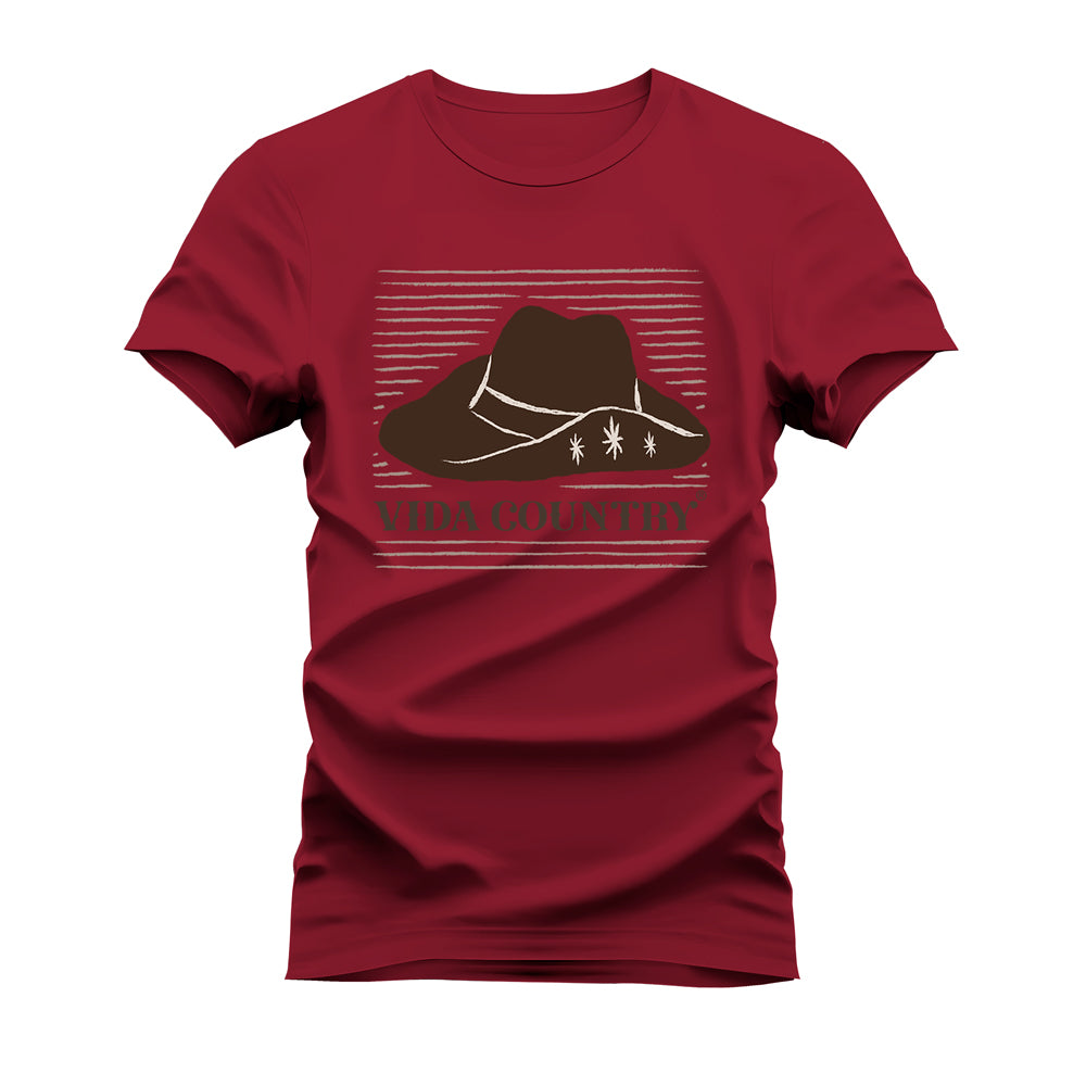 CAMISETA PLUS SIZE COUNTRY CHAPÉU