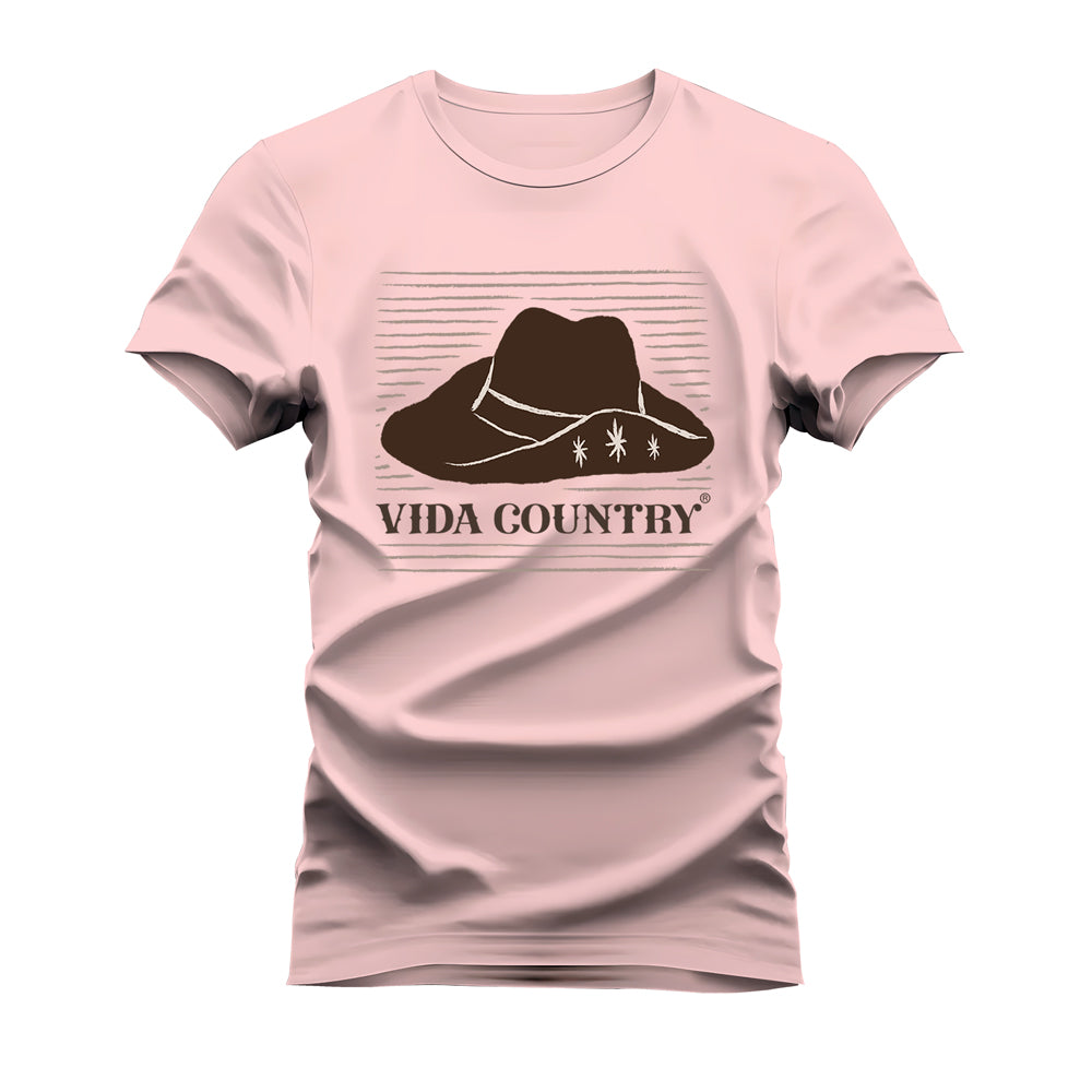 CAMISETA PLUS SIZE COUNTRY CHAPÉU