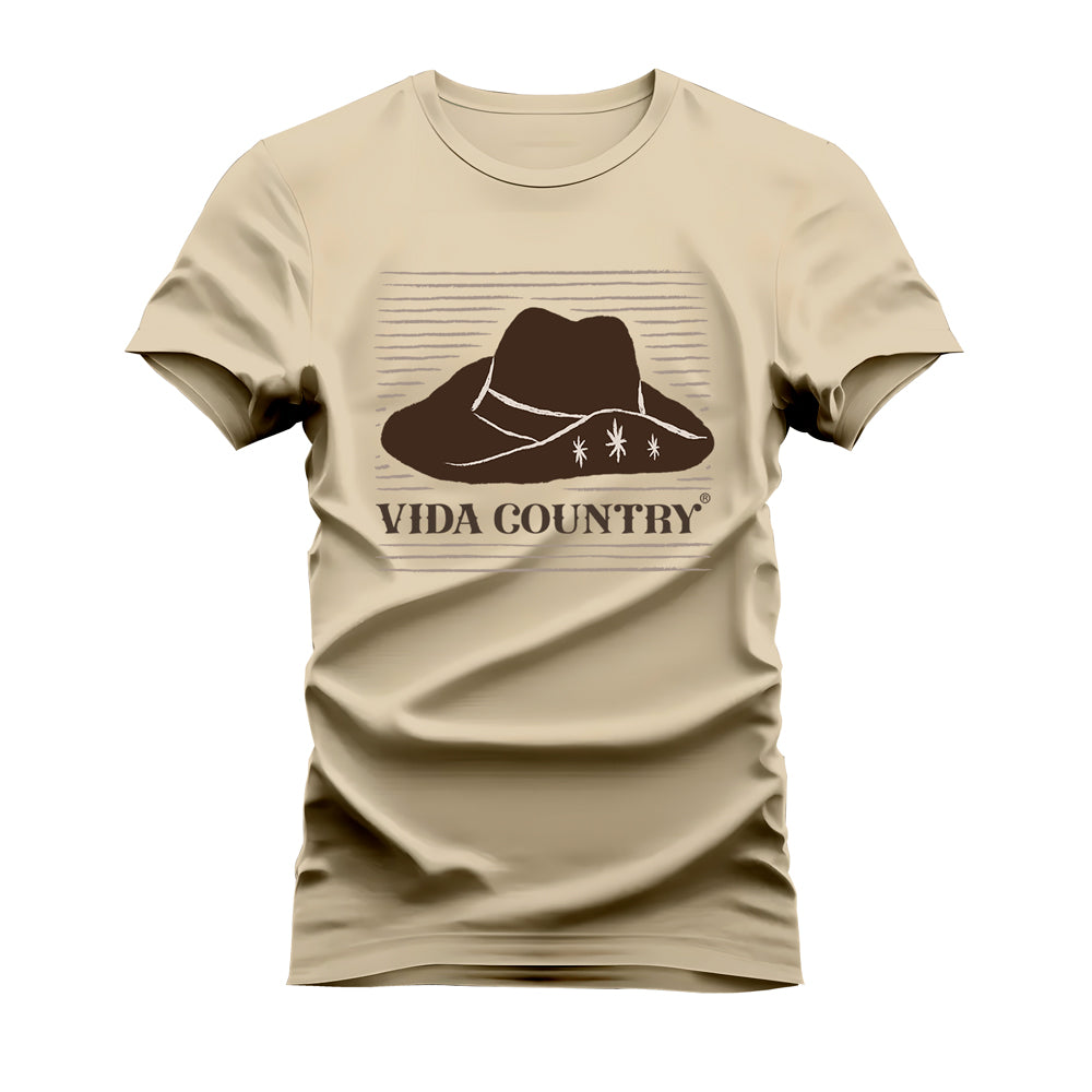 CAMISETA PLUS SIZE COUNTRY CHAPÉU