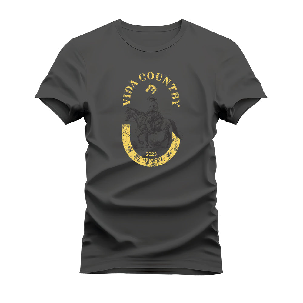 CAMISETA PLUS SIZE COWBOY VIDA COUNTRY