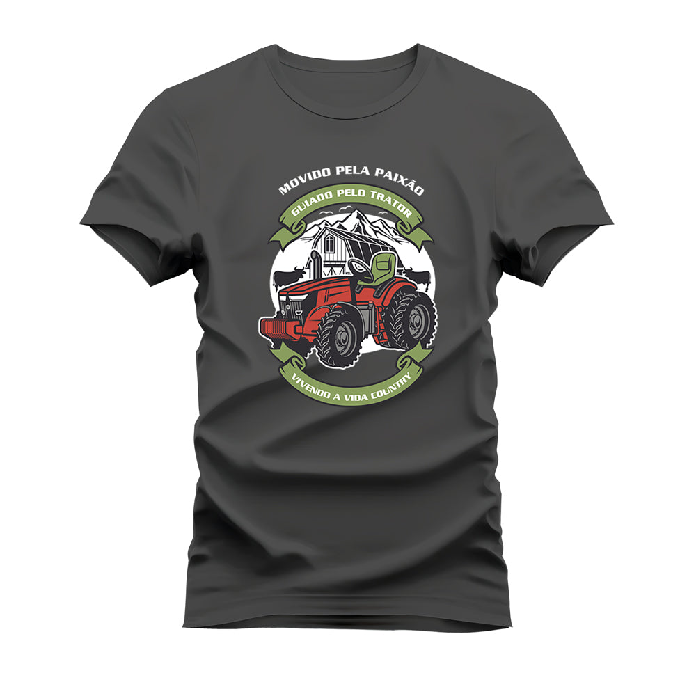 CAMISETA PLUS SIZE GUIADO PELO TRATOR