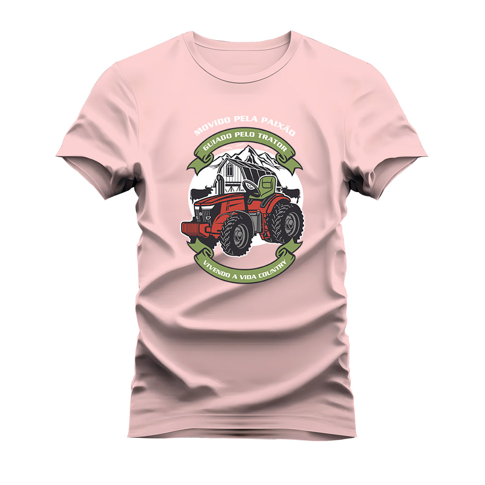 CAMISETA PLUS SIZE GUIADO PELO TRATOR