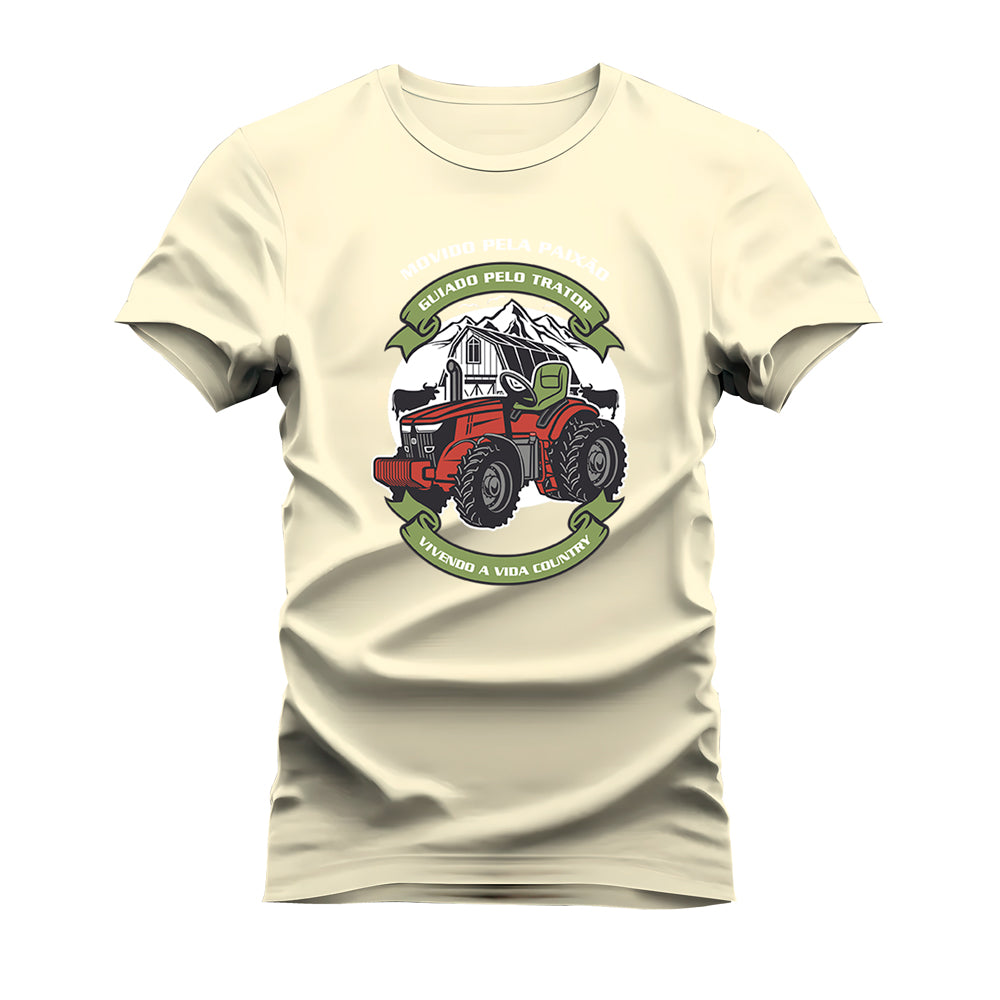 CAMISETA PLUS SIZE GUIADO PELO TRATOR