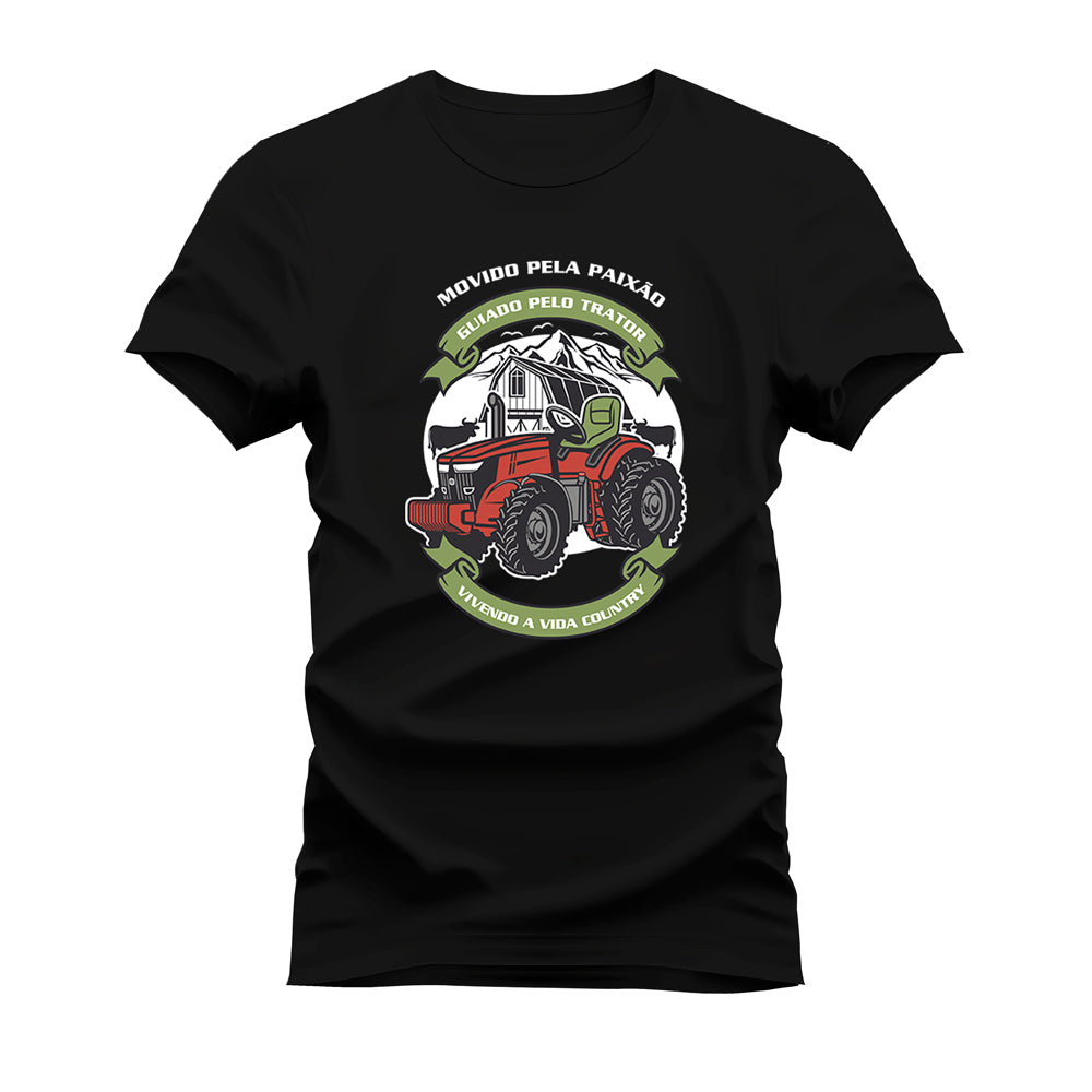 CAMISETA PLUS SIZE GUIADO PELO TRATOR