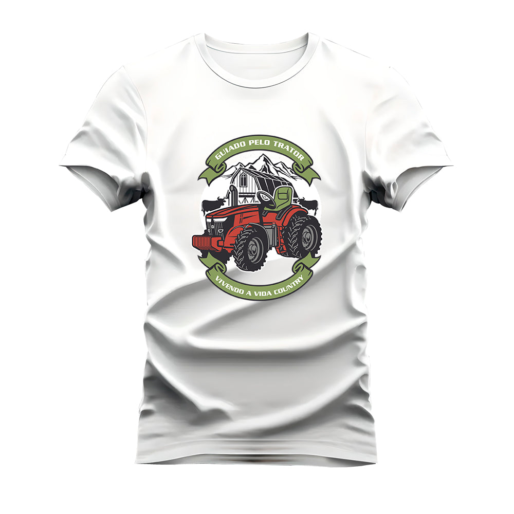 CAMISETA PLUS SIZE GUIADO PELO TRATOR