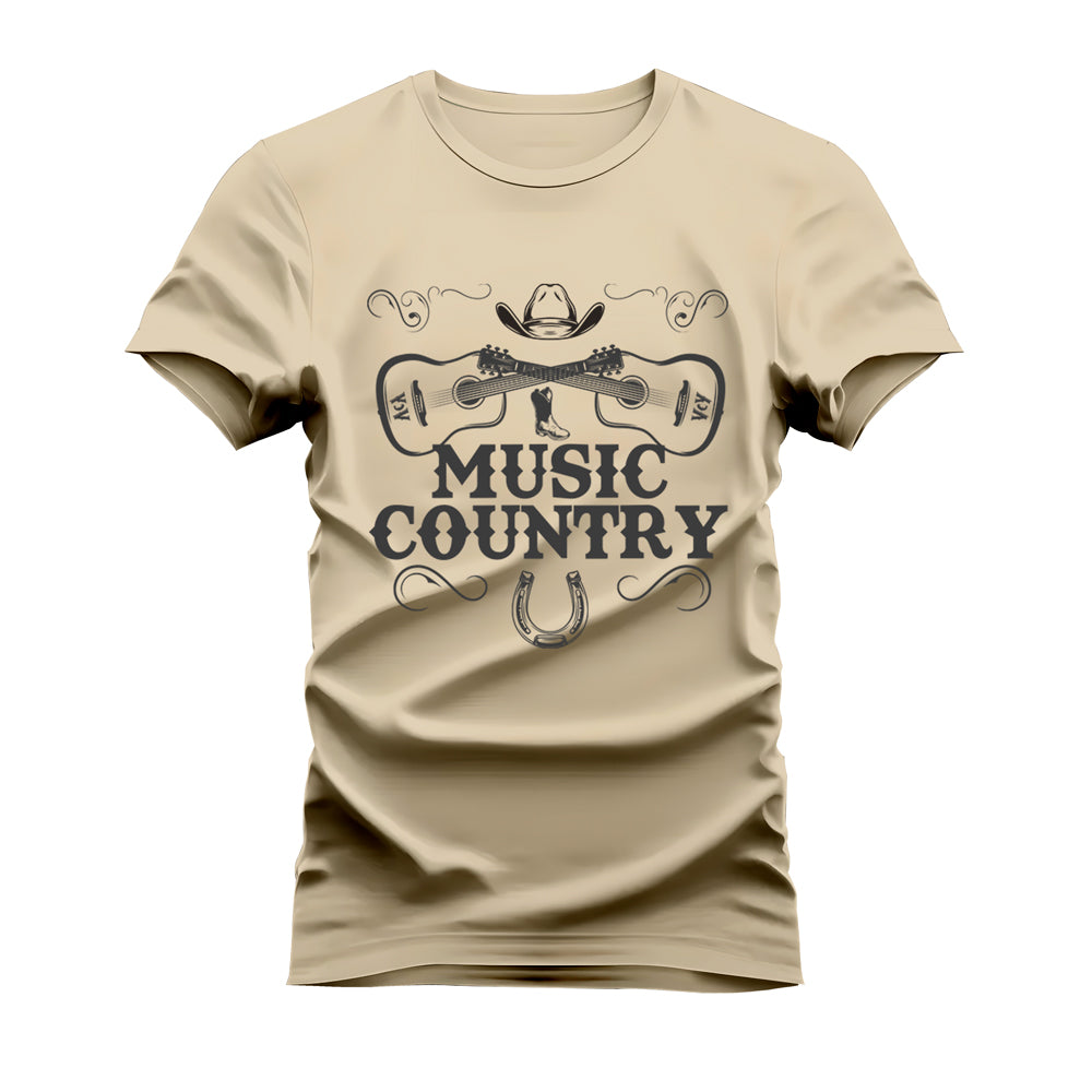 CAMISETA PLUS SIZE MUSIC VIDA COUTRY