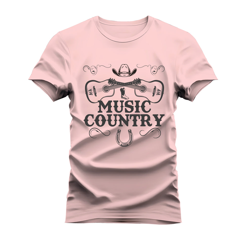 CAMISETA PLUS SIZE MUSIC VIDA COUTRY