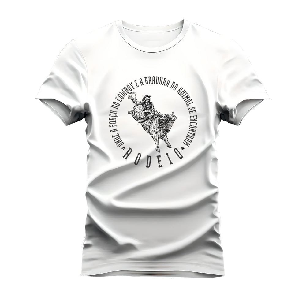 CAMISETA PLUS SIZE RODEIO