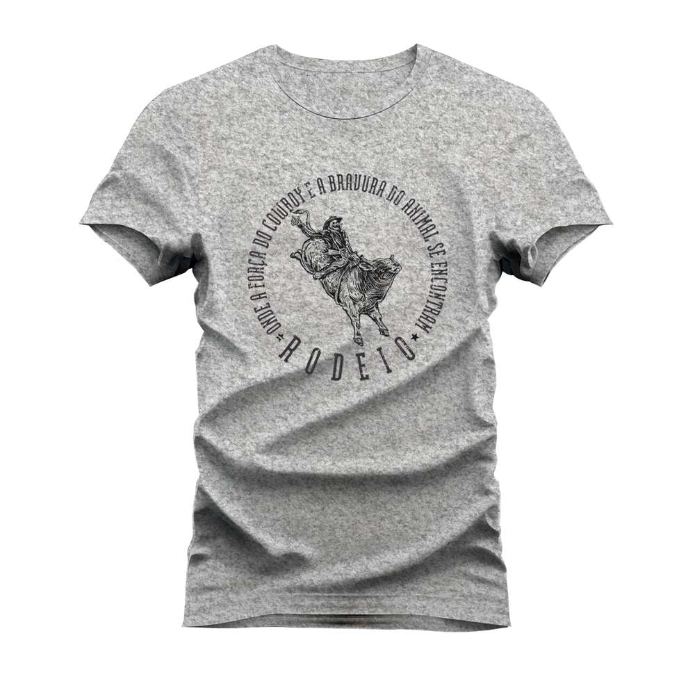 CAMISETA PLUS SIZE RODEIO