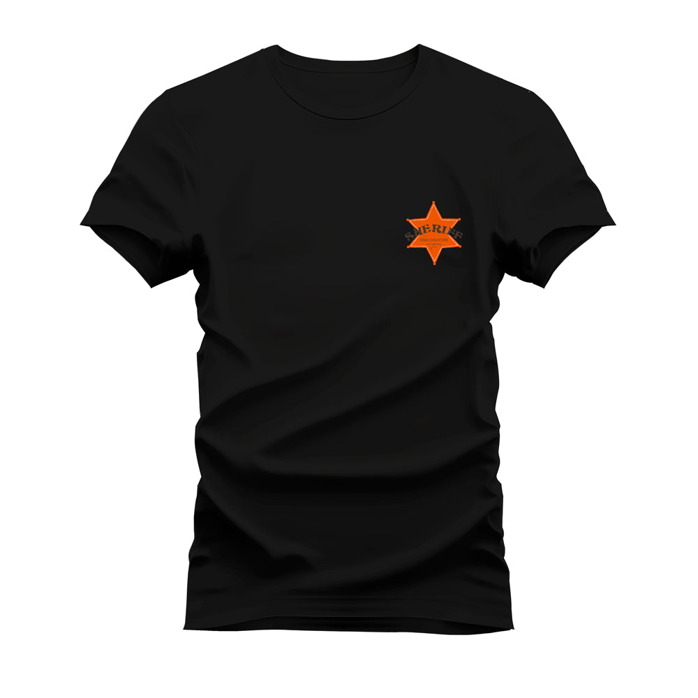 CAMISETA PLUS SIZE SHERIFE ESTRELA