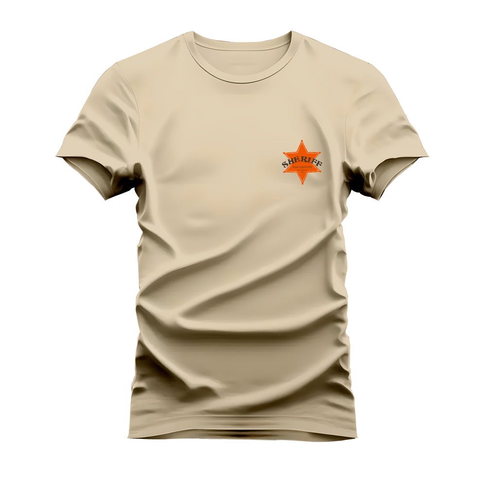 CAMISETA PLUS SIZE SHERIFE ESTRELA
