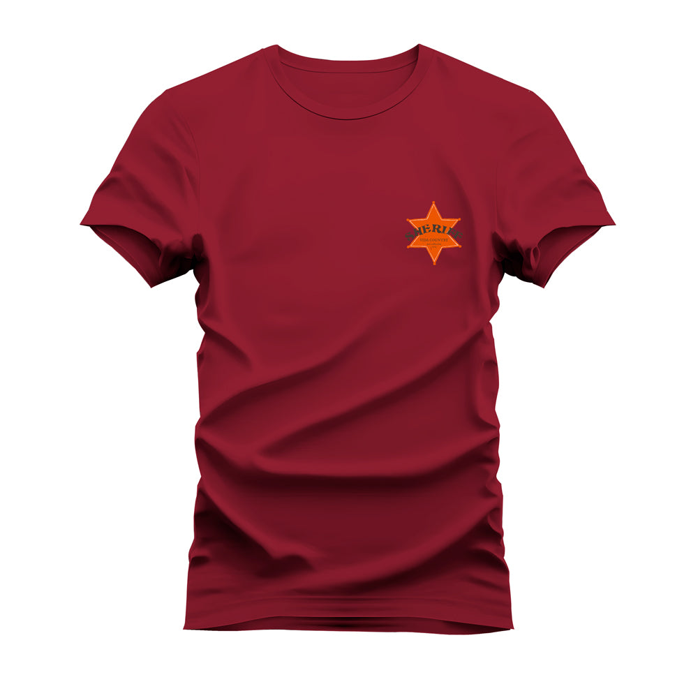 CAMISETA PLUS SIZE SHERIFE ESTRELA
