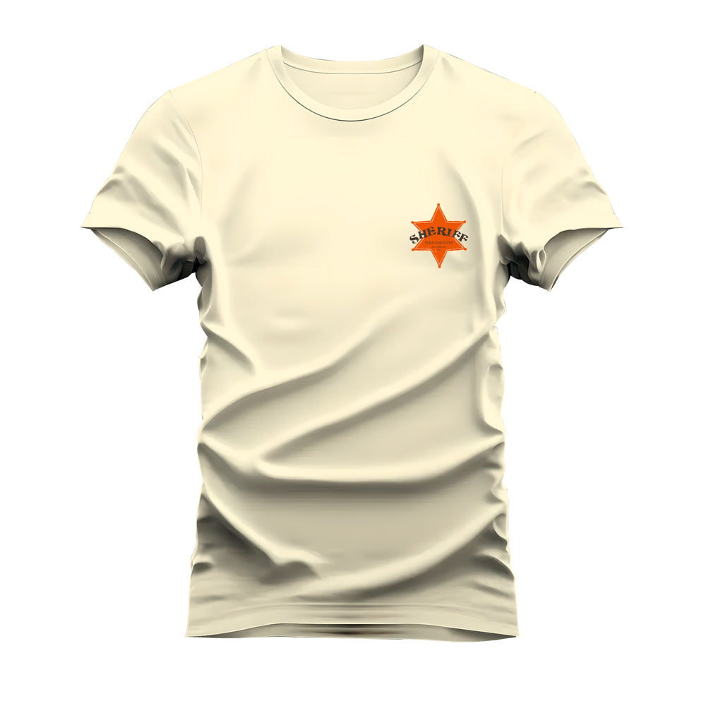 CAMISETA PLUS SIZE SHERIFE ESTRELA