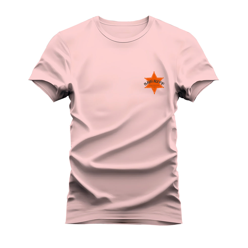 CAMISETA PLUS SIZE SHERIFE ESTRELA