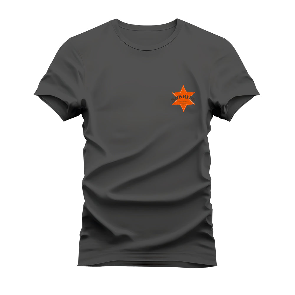 CAMISETA PLUS SIZE SHERIFE ESTRELA