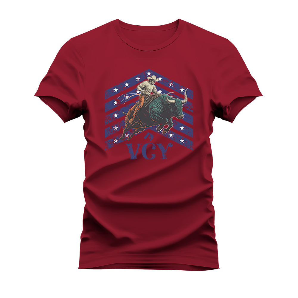 CAMISETA PLUS SIZE USA COWBOY