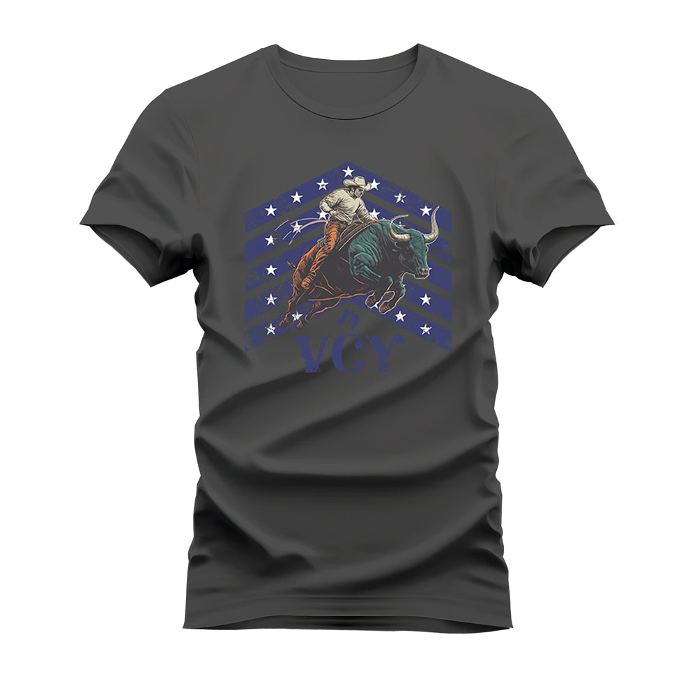 CAMISETA PLUS SIZE USA COWBOY