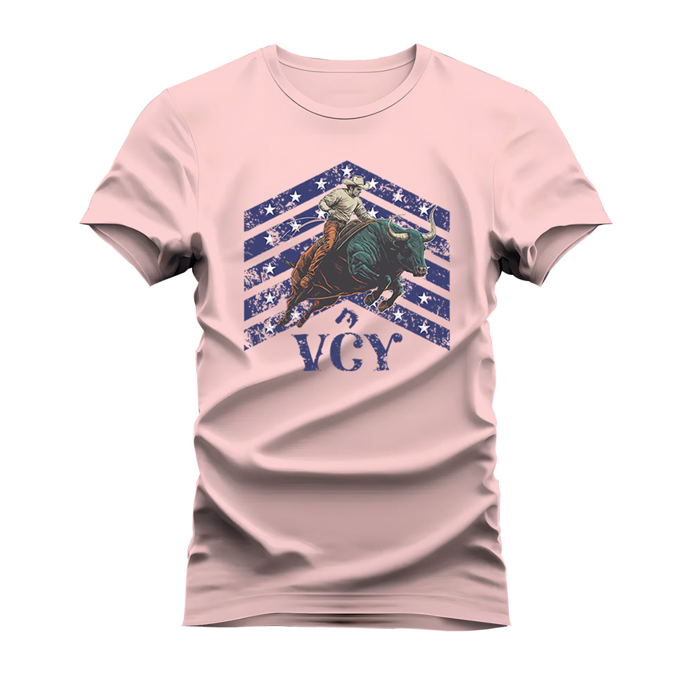 CAMISETA PLUS SIZE USA COWBOY
