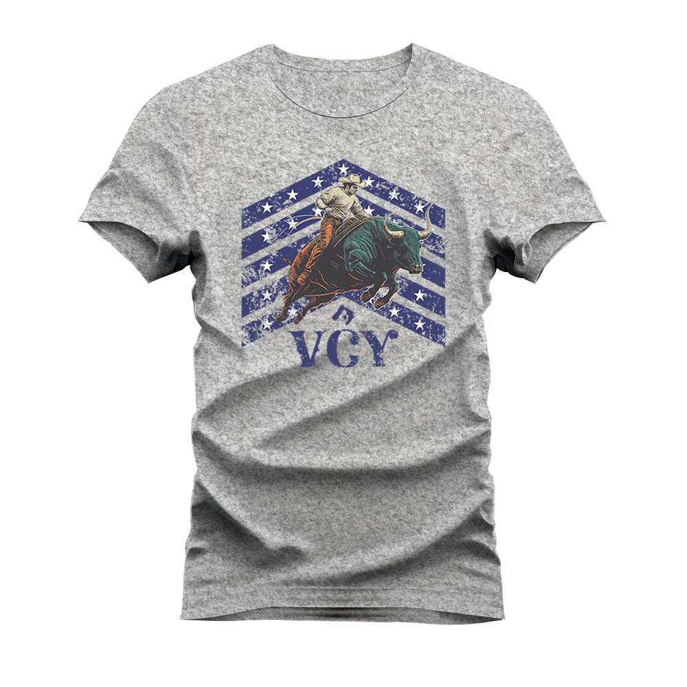 CAMISETA PLUS SIZE USA COWBOY