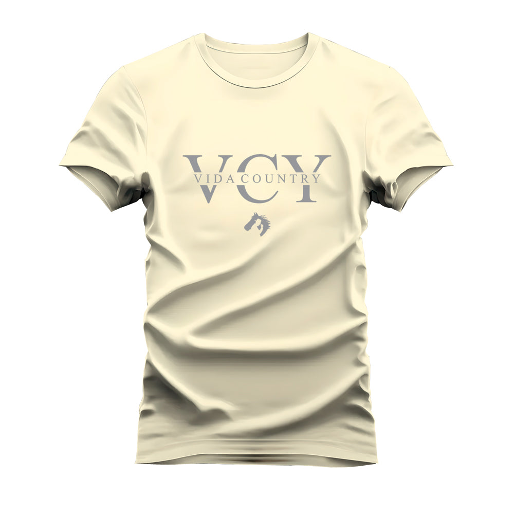 CAMISETA PLUS SIZE VIDA COUNTRY BASIC