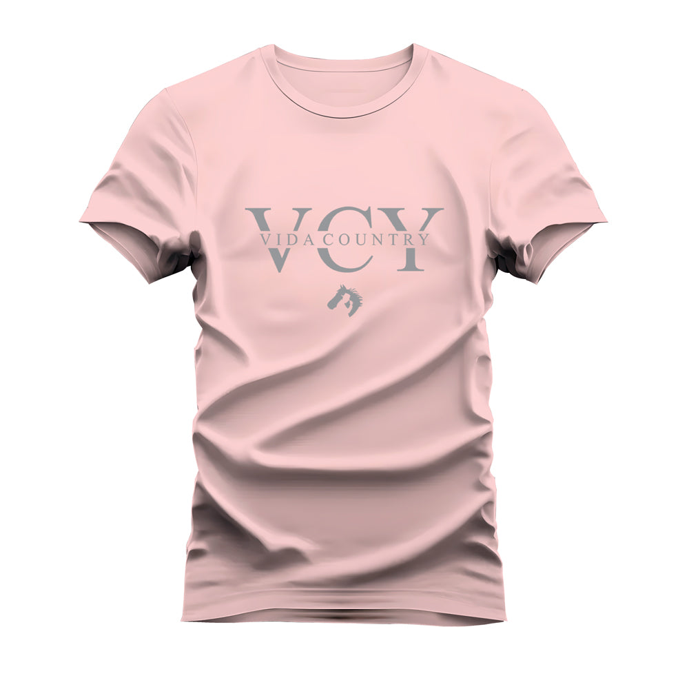 CAMISETA PLUS SIZE VIDA COUNTRY BASIC