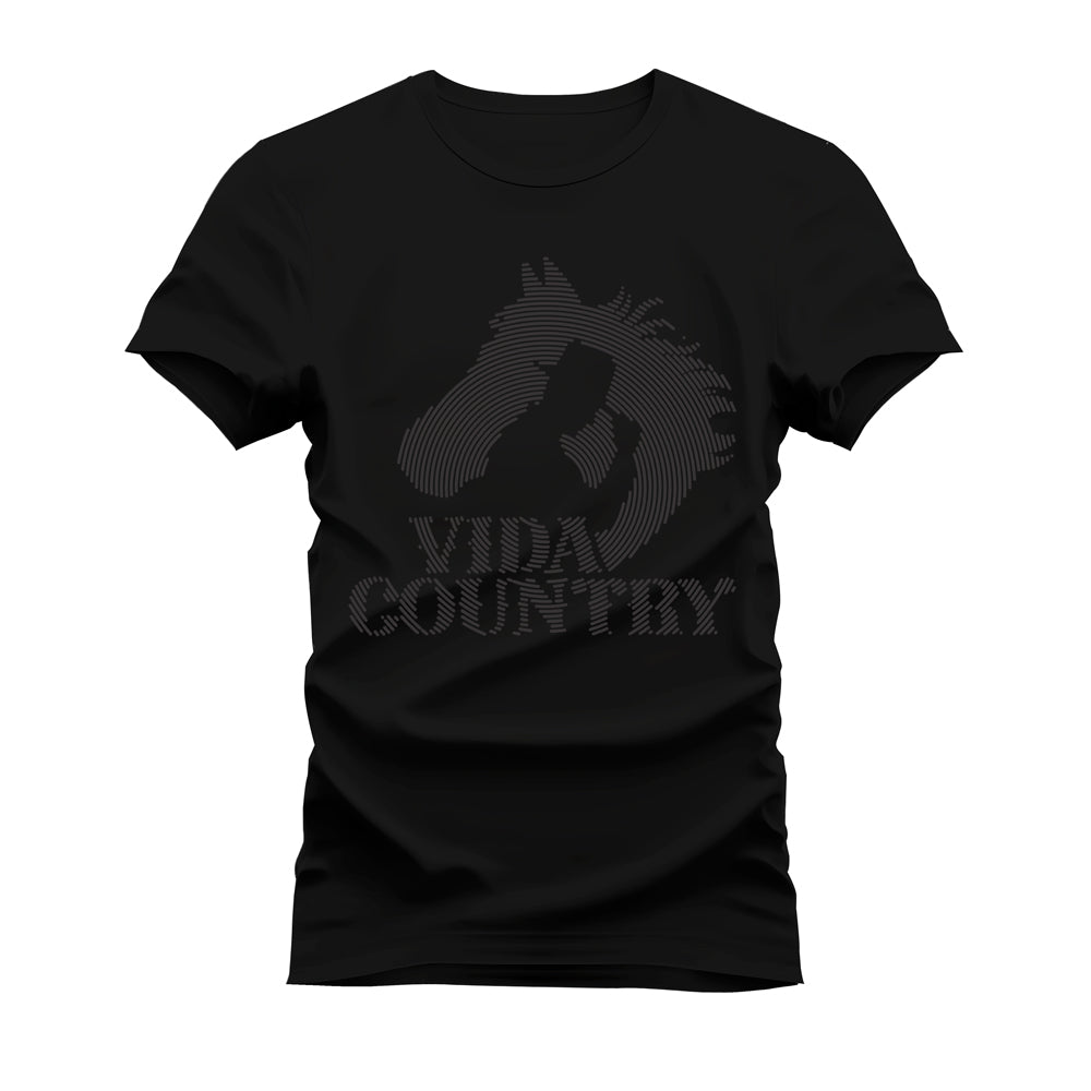 CAMISETA PLUS SIZE VIDA COUNTRY CLASSIC