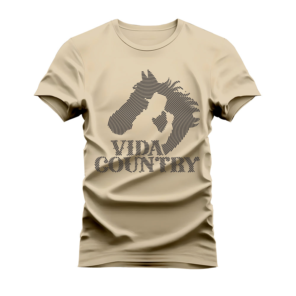 CAMISETA PLUS SIZE VIDA COUNTRY CLASSIC