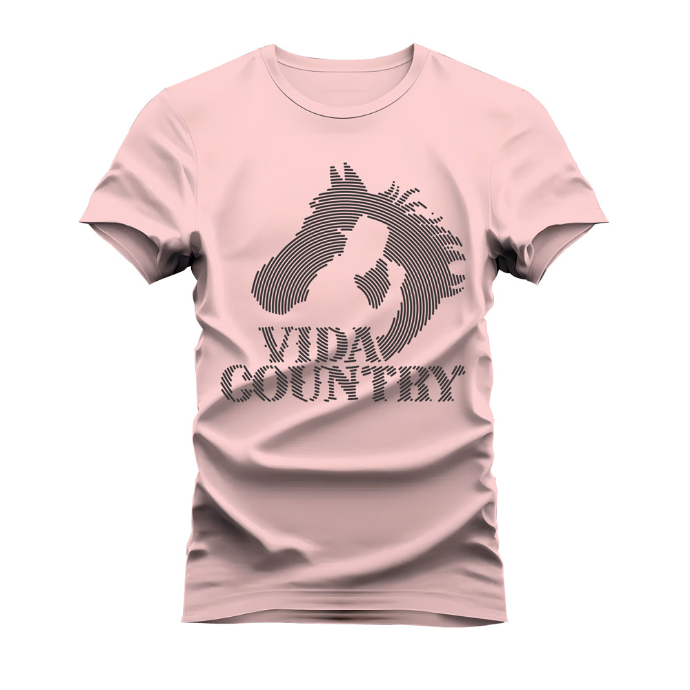 CAMISETA PLUS SIZE VIDA COUNTRY CLASSIC
