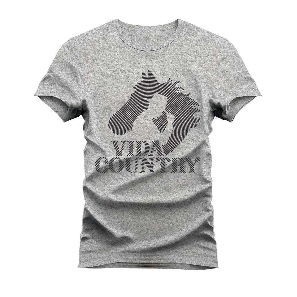 CAMISETA PLUS SIZE VIDA COUNTRY CLASSIC