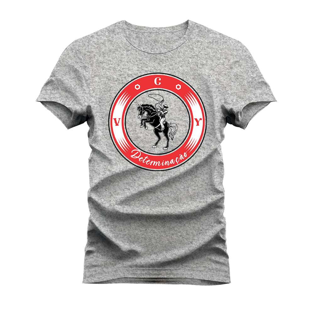 CAMISETA PLUS SIZE VIDA COUNTRY DETERMINAÇÃO