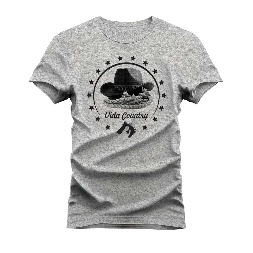 CAMISETA VIDA COUNTRY CHAPÉU