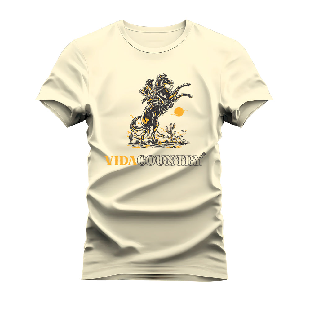 CAMISETA VIDA COUNTRY DE CAVALO