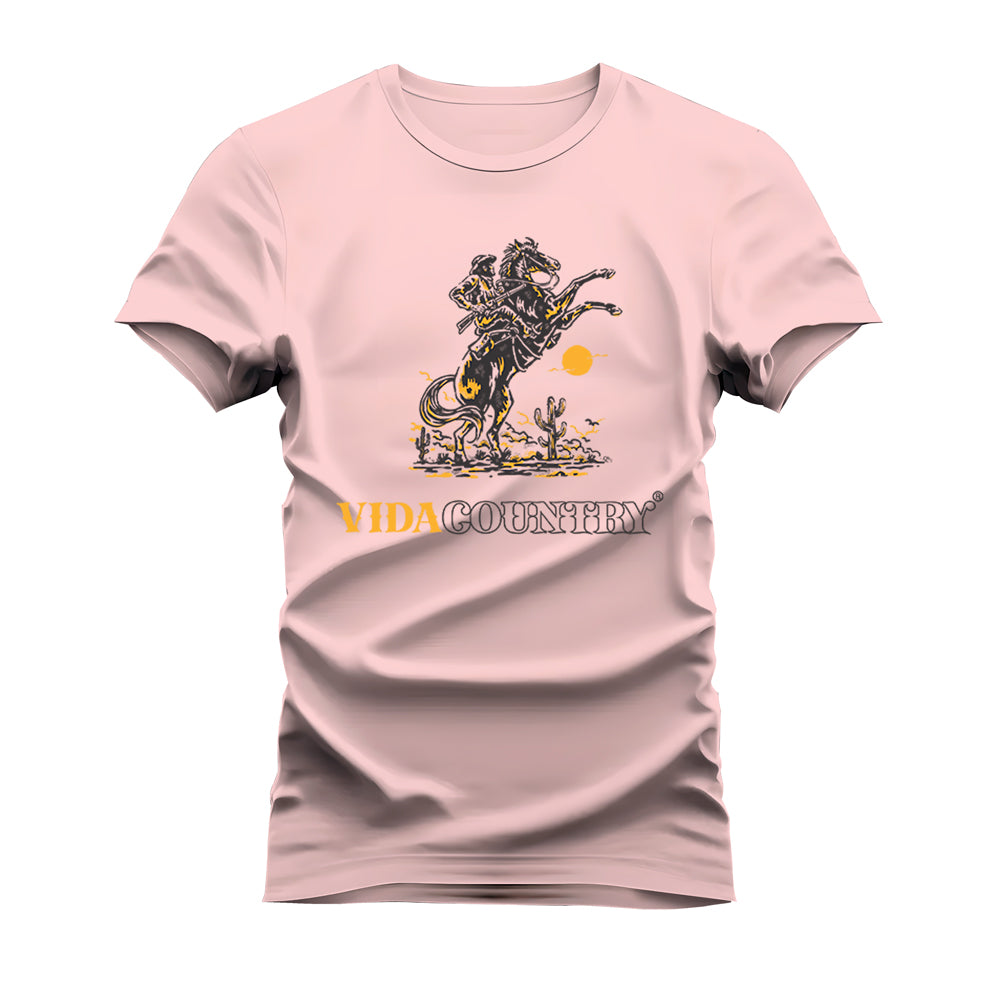 CAMISETA VIDA COUNTRY DE CAVALO