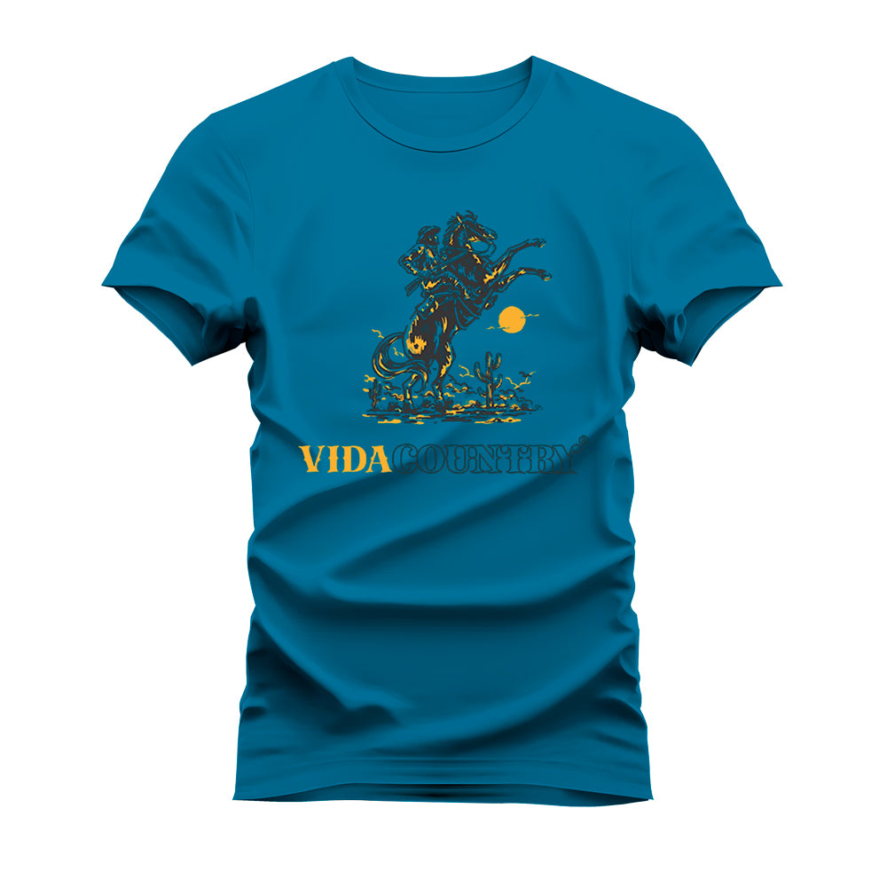 CAMISETA VIDA COUNTRY DE CAVALO