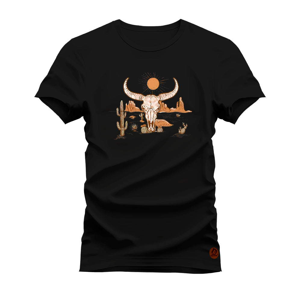 CAMISETA CABEÇA CHIFRE